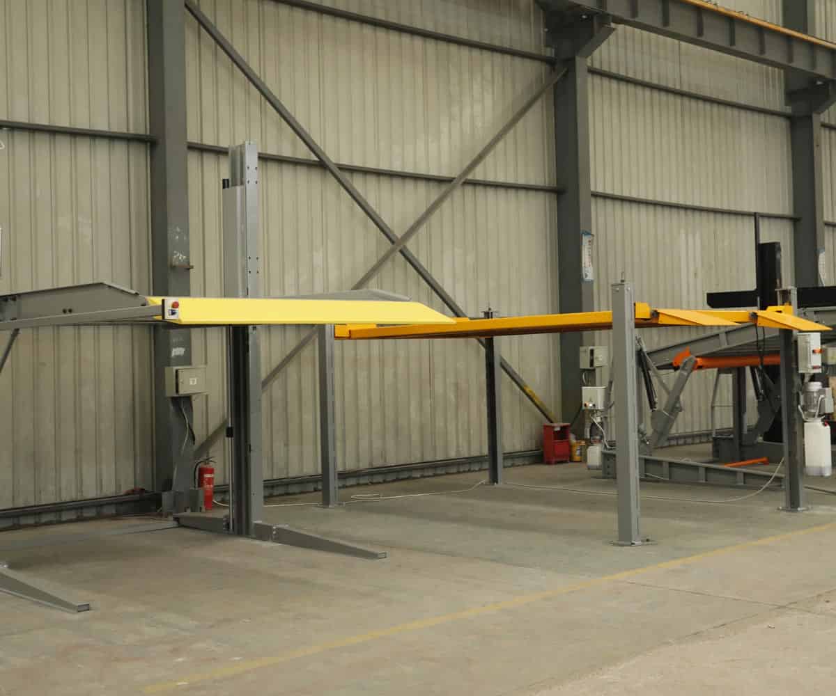 兩層簡易升降類停車庫